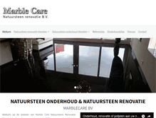 Tablet Screenshot of marblecare.nl